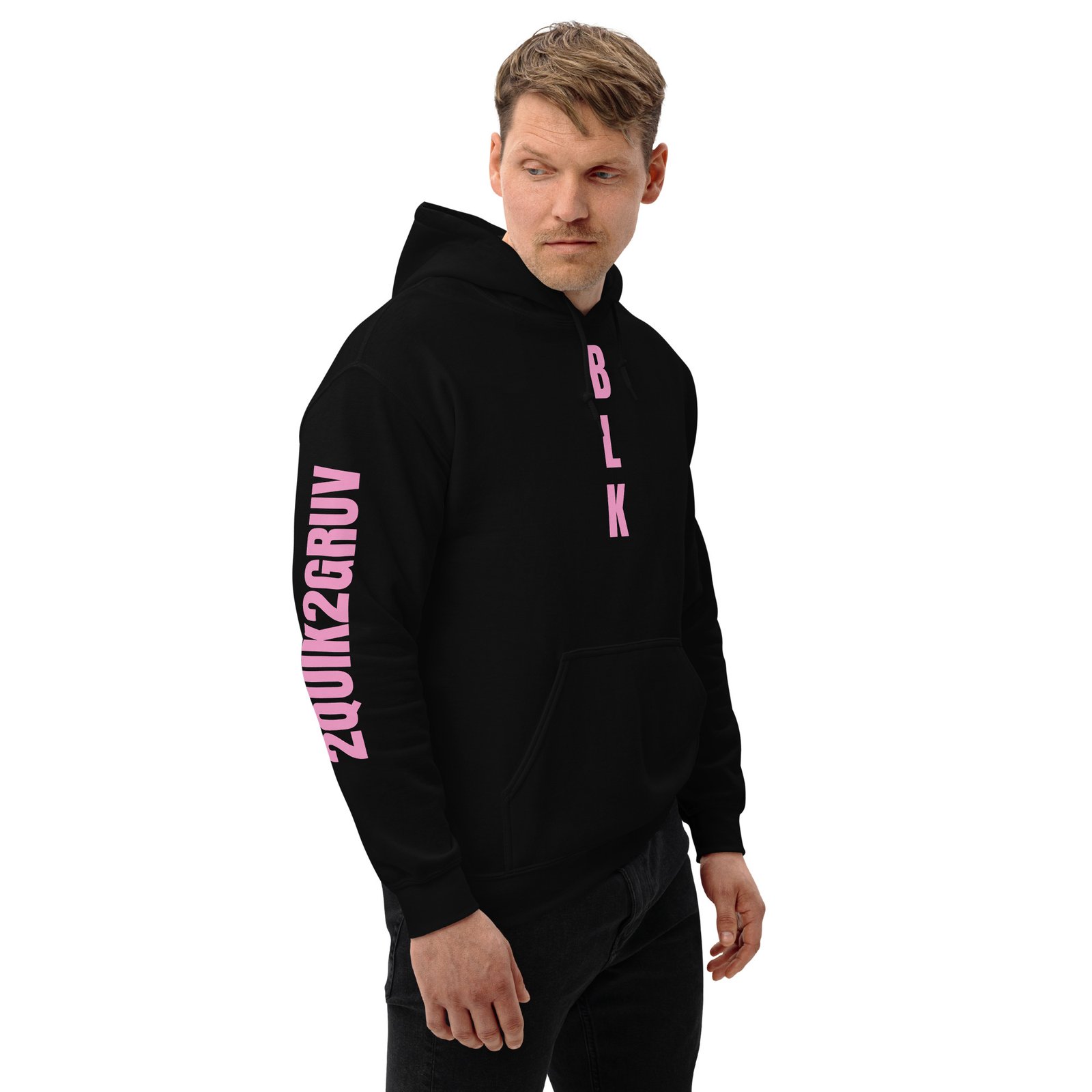 BLK x 2QWIK2GRUV Unisex Hoodie - Image 5
